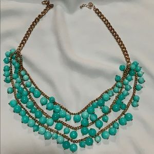 Beaded turquoise necklace